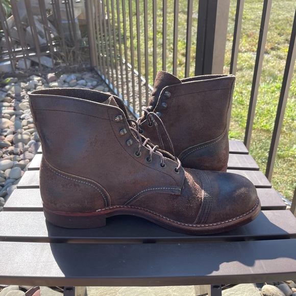 Red Wing 4590 Chocolate Muleskinner Iron Rangers - Picture 5 of 9